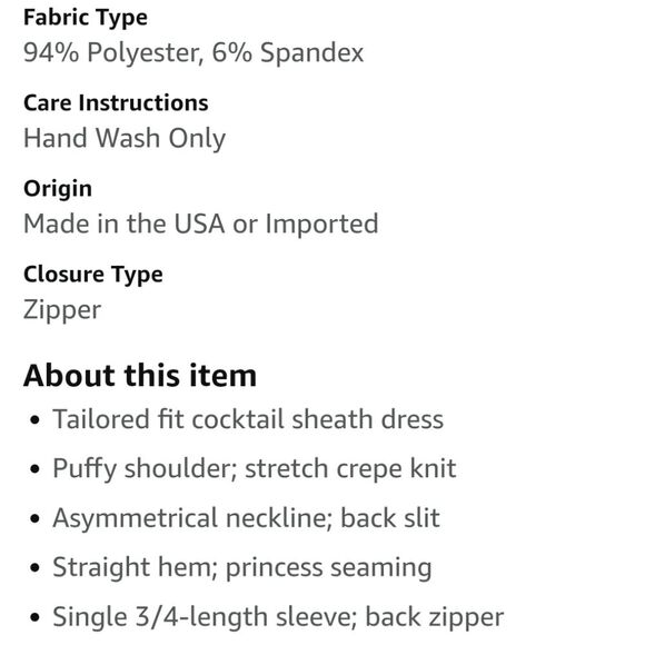 Trina Turk Tailored Fit One Shoulder Cocktail Sheath Dress Party Wedding Size 2 - Picture 11 of 11